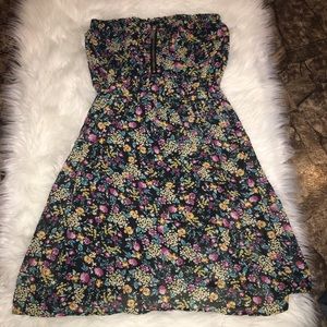 summer strapless dress